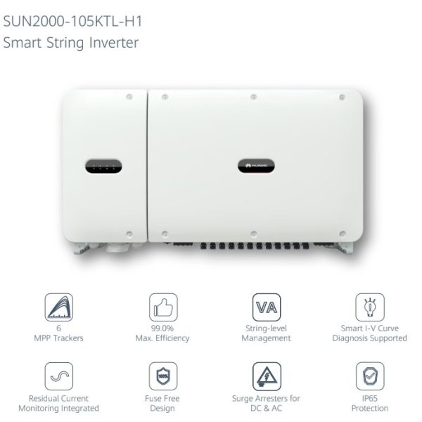 мрежови инвертор huawei 105kW